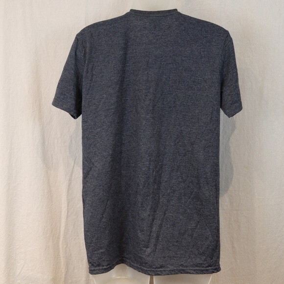 Gildan Soft Style Blue Goat in Tuxedo Graphic Tshirt Chicago Bucktown Art Fest M - Picture 7 of 10